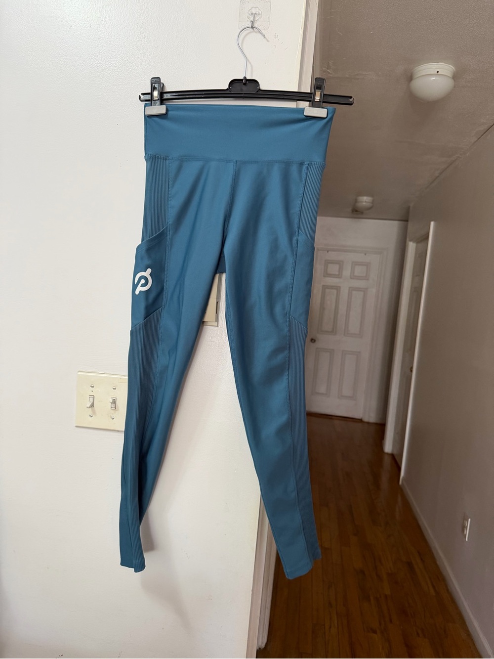 Peloton Teal Performance High-Rise Leggings with Side Pocket